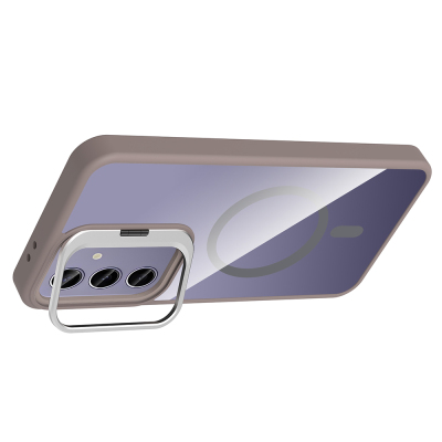 Galaxy S24 Plus Case Stand Camera Lens Gift M-Safe Charging Feature Zore Etro Cover - 19