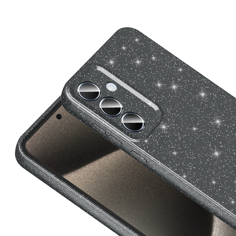 Galaxy S24 Plus Kılıf Kamera Korumalı Simli Lüks Zore Koton Kapak - 16