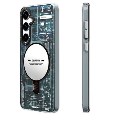 Galaxy S24 Plus Kılıf Magsafe Şarj Özellikli YoungKit Technology Serisi Kapak - 1
