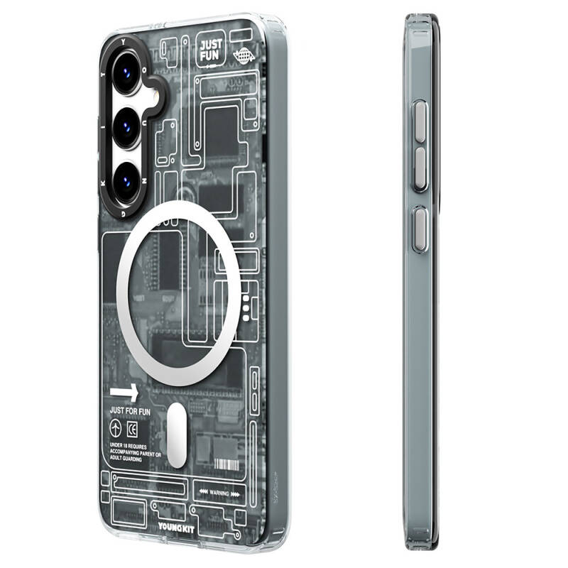 Galaxy S24 Plus Kılıf Magsafe Şarj Özellikli YoungKit Technology Serisi Kapak - 8
