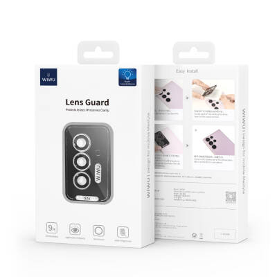 Galaxy S24 Plus Wiwu LG-008 Lens Guard Darbelere Karşı Dayanıklı Kamera Lens Koruyucu - 3