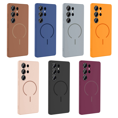 Galaxy S24 Ulta Case Zore Meta Cover with M-safe Charging Feature - 23