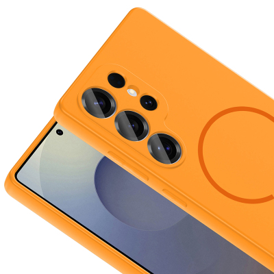 Galaxy S24 Ulta Case Zore Meta Cover with M-safe Charging Feature - 17