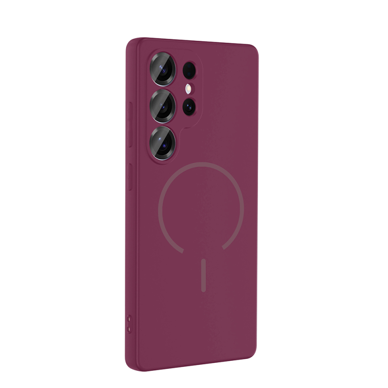 Galaxy S24 Ulta Case Zore Meta Cover with M-safe Charging Feature - 13