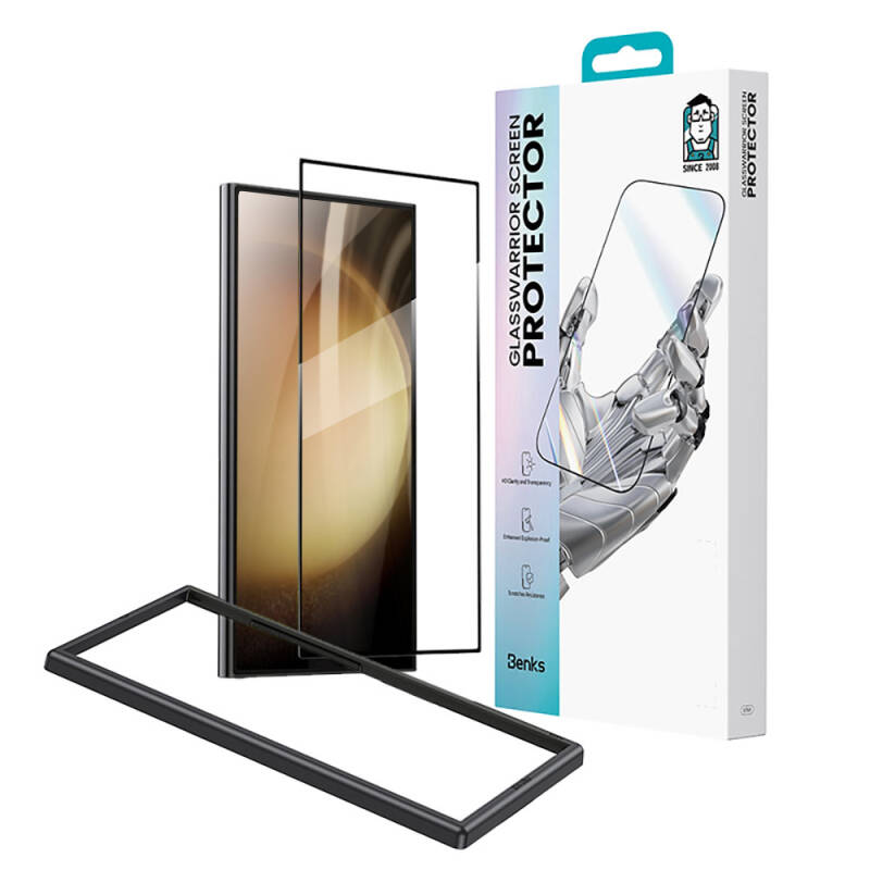 Galaxy S24 Ultra Benks Glass Warrior Cam Ekran Koruyucu + Kolay Uygulama Aparatlı - 1