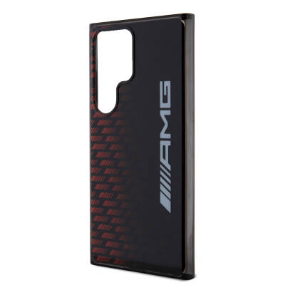 Galaxy S24 Ultra Case AMG Original Licensed Double Layer Cover with Large Logo Square Stripe Pattern - 5