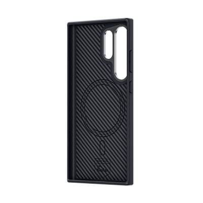 Galaxy S24 Ultra Case Carbon Fiber Benks Hybrid ArmorPro 600D Kevlar Cover with Magsafe Charging Feature - 3