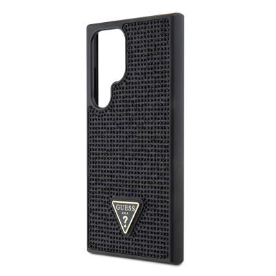 Galaxy S24 Ultra Case Guess Original Licensed Stone Back Cover with Triangle Logo - 5