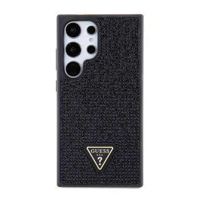 Galaxy S24 Ultra Case Guess Original Licensed Stone Back Cover with Triangle Logo - 8