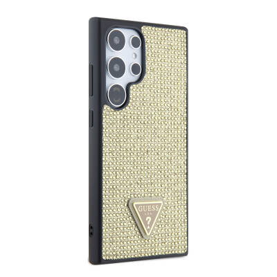 Galaxy S24 Ultra Case Guess Original Licensed Stone Back Cover with Triangle Logo - 11