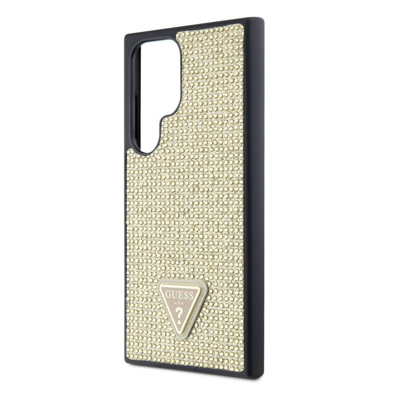 Galaxy S24 Ultra Case Guess Original Licensed Stone Back Cover with Triangle Logo - 13