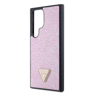 Galaxy S24 Ultra Case Guess Original Licensed Stone Back Cover with Triangle Logo - 21