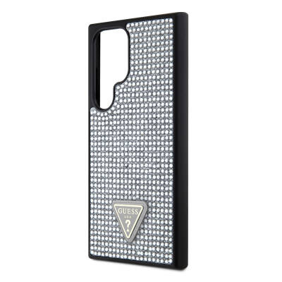 Galaxy S24 Ultra Case Guess Original Licensed Stone Back Cover with Triangle Logo - 29