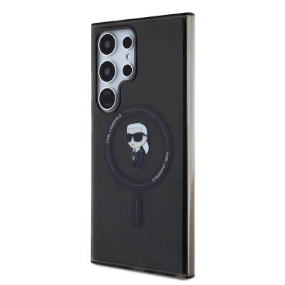 Galaxy S24 Ultra Case Karl Lagerfeld Original Licensed Karl Head IML Printed Cover with Magsafe Charging Feature - 2