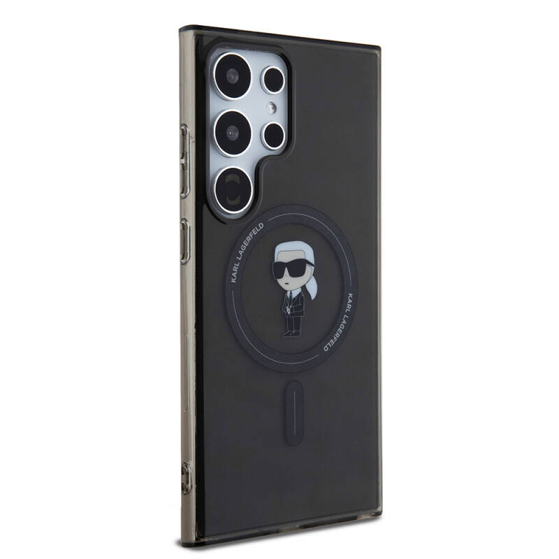 Galaxy S24 Ultra Case Karl Lagerfeld Original Licensed Karl Head IML Printed Cover with Magsafe Charging Feature - 3
