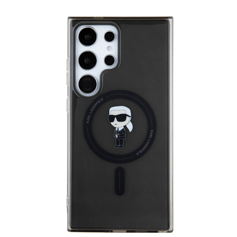Galaxy S24 Ultra Case Karl Lagerfeld Original Licensed Karl Head IML Printed Cover with Magsafe Charging Feature - 8