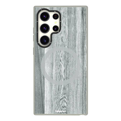 Galaxy S24 Ultra Case with Magsafe Charging Featured Yellowing Resistant Youngkit Wood Forest Series Cover - 9