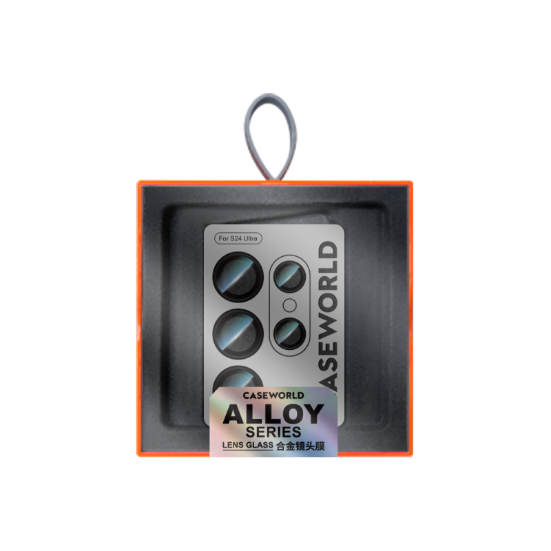 Galaxy S24 Ultra CaseWorld Alloy Series Oleophobic Anti-Reflective Camera Lens Protector - 7