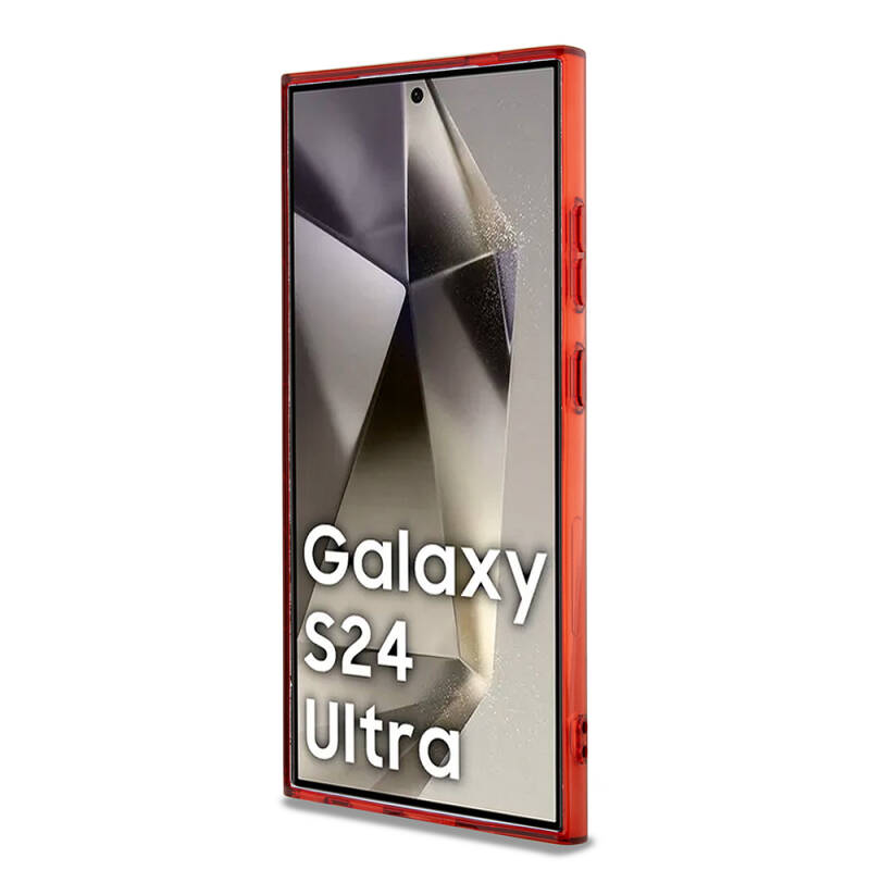 Galaxy S24 Ultra Kılıf AMG Orjinal Lisanslı Çift Katmanlı Dörtgen Desenli Kapak - 4