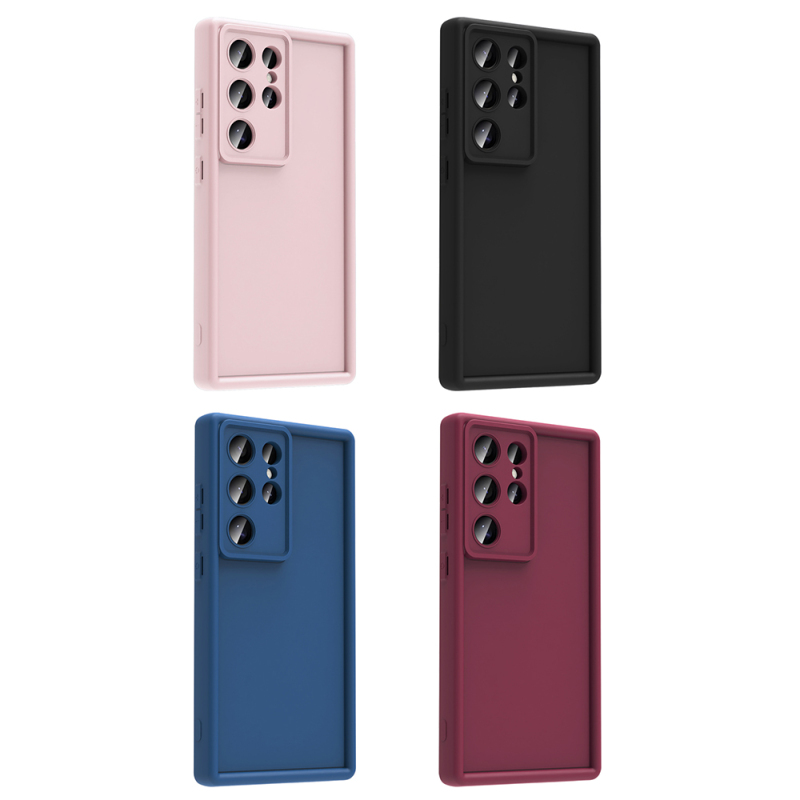 Galaxy S24 Ultra Kılıf Kamera Korumalı Zore Ananas Kapak - 14