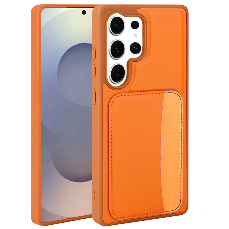 Galaxy S24 Ultra Kılıf Kartlıklı Zore X-Kart Silikon Kapak - 6