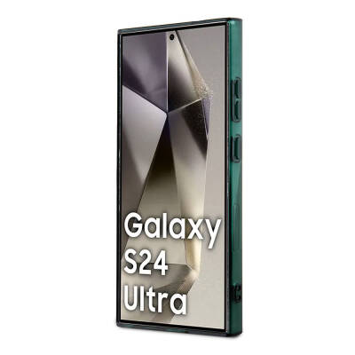 Galaxy S24 Ultra Kılıf Lacoste Orjinal Lisanslı Magsafe Şarj Özellikli Çift Katmanlı Timsah Logolu Blend Monogram Kapak - 20
