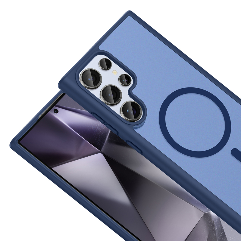 Galaxy S24 Ultra Kılıf M-safe Şarj Özellikli Zore Babet Kapak - 6