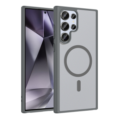 Galaxy S24 Ultra Kılıf M-safe Şarj Özellikli Zore Babet Kapak - 4