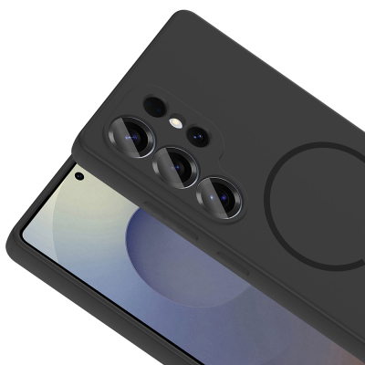 Galaxy S24 Ultra Kılıf M-safe Şarj Özellikli Zore Meta Kapak - 22