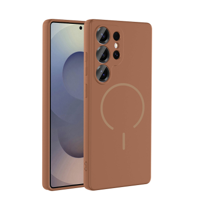 Galaxy S24 Ultra Kılıf M-safe Şarj Özellikli Zore Meta Kapak - 3