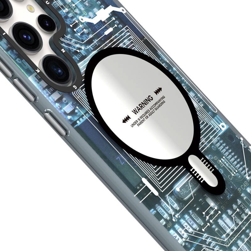 Galaxy S24 Ultra Kılıf Magsafe Şarj Özellikli YoungKit Technology Serisi Kapak - 4