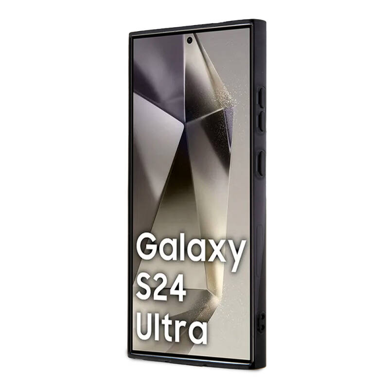 Galaxy S24 Ultra Kılıf Mercedes Benz Orjinal Lisanslı Magsafe Şarj Özellikli PC TPU Transparan Black Ring Kapak - 4