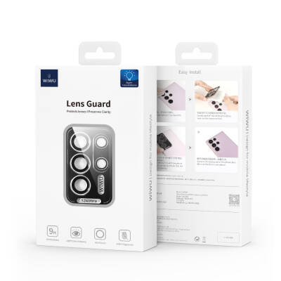 Galaxy S24 Ultra Wiwu LG-008 Lens Guard Darbelere Karşı Dayanıklı Kamera Lens Koruyucu - 10