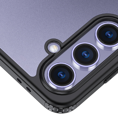 Galaxy S25 Case Camera Protected Transparent Back Surface Zore New Roll Cover - 7