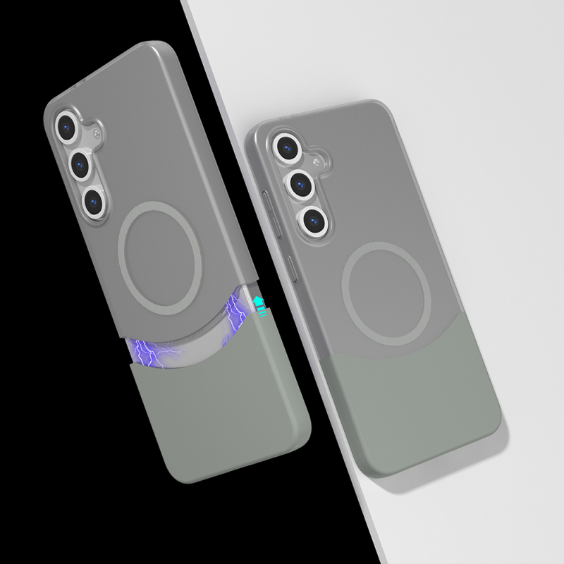 Galaxy S25 Case M-Safe Charging Feature Magnetic Zore Double Cover - 1