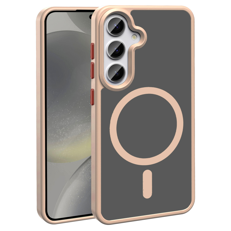 Galaxy S25 Case Magsafe Charging Feature Matte Back Surface Zore Sio Cover - 3