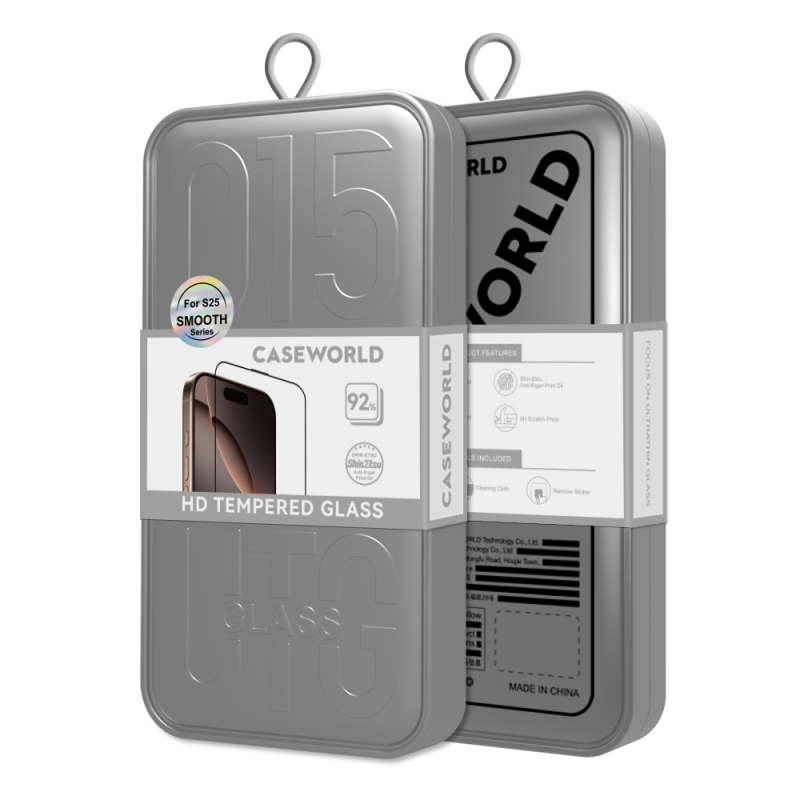 Galaxy S25 CaseWorld 0.25mm HD 3D Tempered Glass Screen Protector - 7