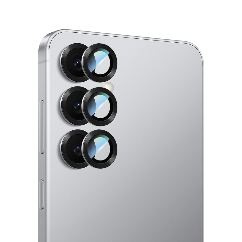 Galaxy S25 CaseWorld Alloy Serisi Oleofobik Anti Reflective Kamera Lens Koruyucu - 2