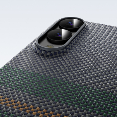 Galaxy S25 Edge Case M-safe Charging Feature Carbon Fiber Design Benks Aurora ArmorAir Kevlar Cover - 10
