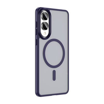 Galaxy S25 Edge Case M-safe Charging Feature Matte Back Surface Zore Sio Cover - 13