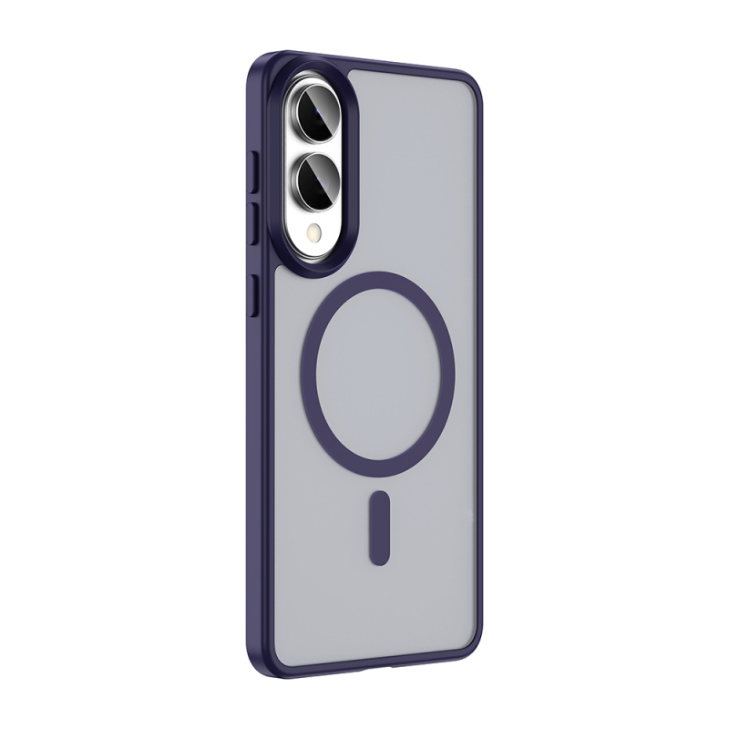Galaxy S25 Edge Case M-safe Charging Feature Matte Back Surface Zore Sio Cover - 13