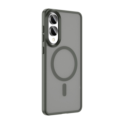 Galaxy S25 Edge Case M-safe Charging Feature Matte Back Surface Zore Sio Cover - 15
