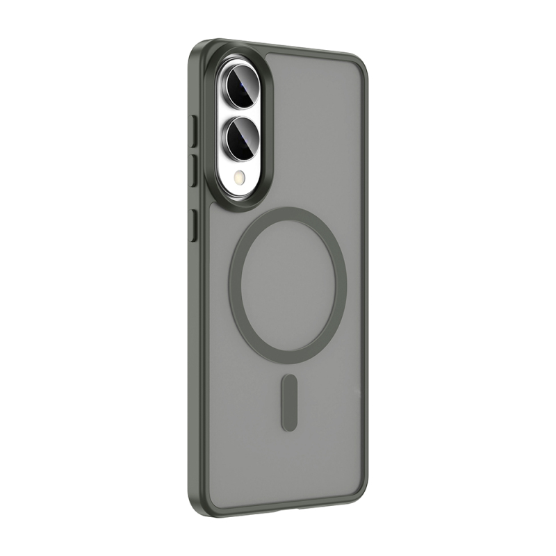 Galaxy S25 Edge Case M-safe Charging Feature Matte Back Surface Zore Sio Cover - 15
