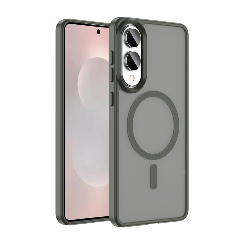 Galaxy S25 Edge Case M-safe Charging Feature Matte Back Surface Zore Sio Cover - 5