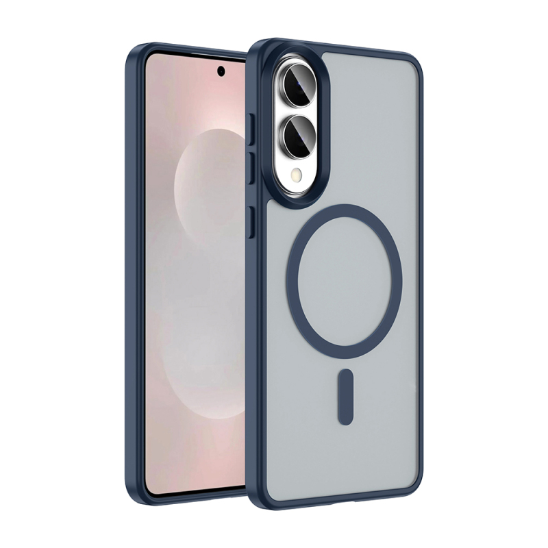 Galaxy S25 Edge Case M-safe Charging Feature Matte Back Surface Zore Sio Cover - 6