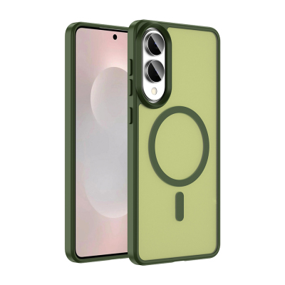 Galaxy S25 Edge Case M-safe Charging Feature Matte Back Surface Zore Sio Cover - 4