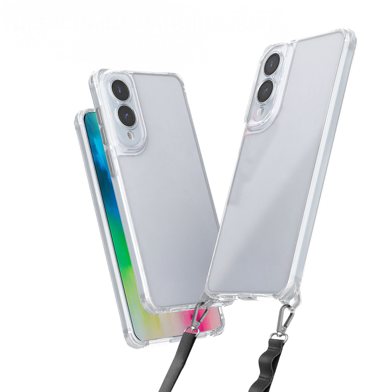 Galaxy S25 Edge Kılıf Airbagli Takılabilir Askı Aparatlı Zore Snap Silikon Kapak - 1