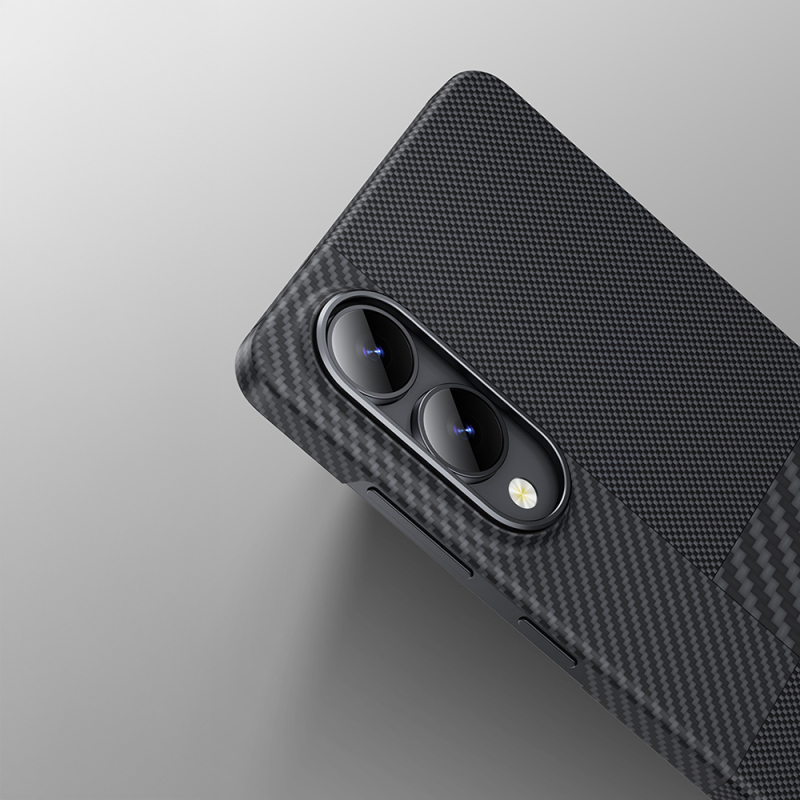 Galaxy S25 Edge Kılıf M-safe Şarj Özellikli Karbon Fiber Benks Montage ArmorAir Kevlar Kapak - 11