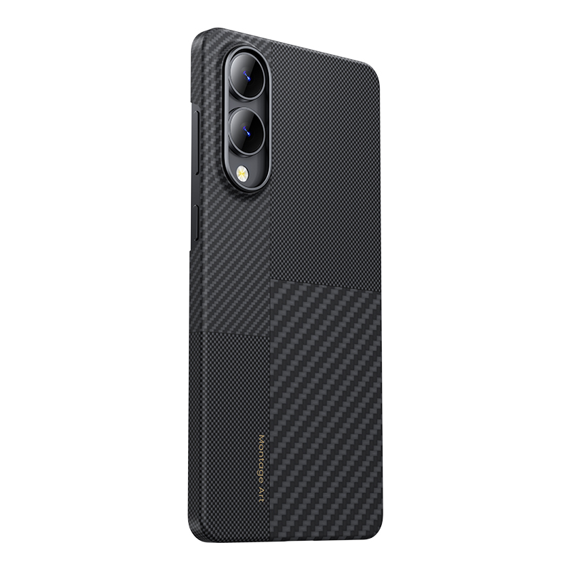 Galaxy S25 Edge Case M-safe Charging Carbon Fiber Benks Montage ArmorAir Kevlar Cover - 3
