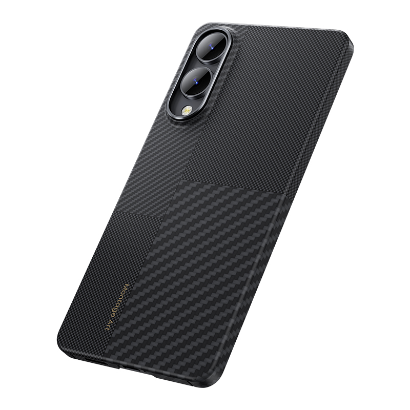 Galaxy S25 Edge Case M-safe Charging Carbon Fiber Benks Montage ArmorAir Kevlar Cover - 4